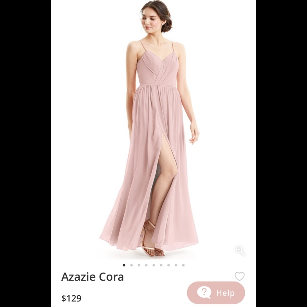 Azazie CORA Bridesmaid dress in Dusty Rose